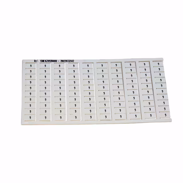 1SNK167092R0000 TE Connectivity ENTRELEC  Strisce di marcatura per morsettiere